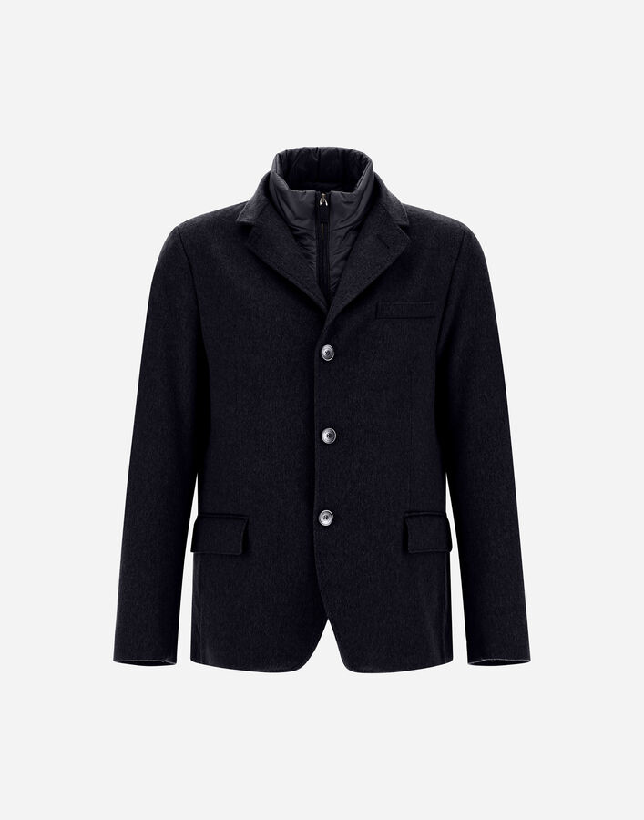 Herno BLAZER IN PURE CASHMERE Dark Blue GA000195U381269290