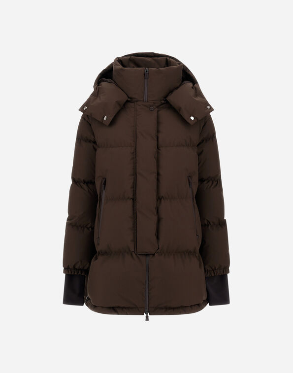 Herno RELAXED JACKET IN 2-LAYER WINDSTOPPER Brown PI002047D128408815