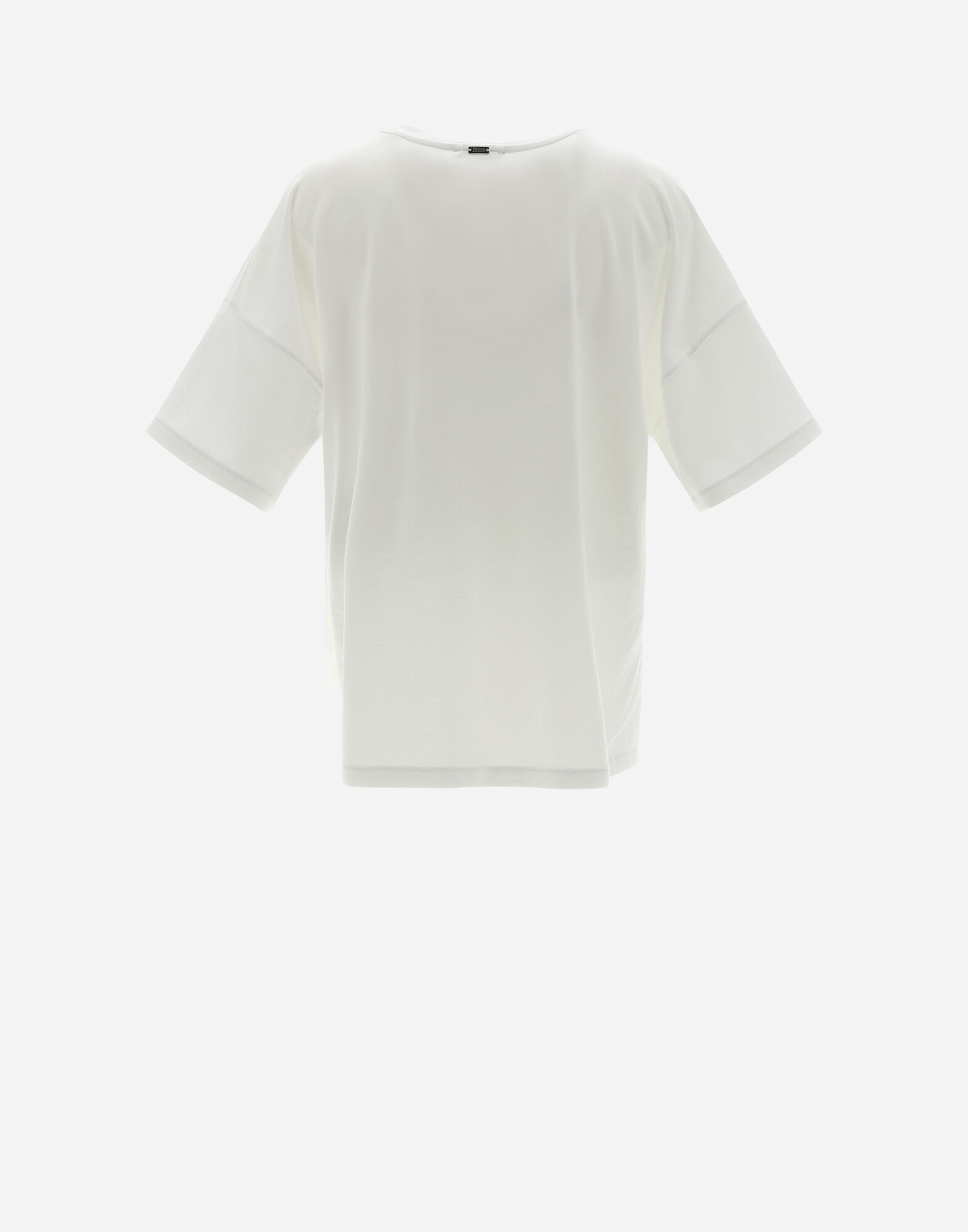 【送料&関税込】Herno Interlock Jersey T-shirt Herno women's T-shirt in cotton interlock jersey