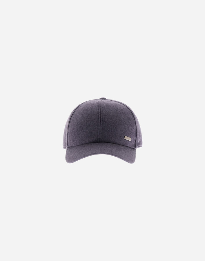 Herno RESORT BASEBALL CAP IN CASHMERE AND SILK Light Blue BER0008UR380879122