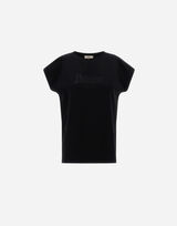 レディース インターロック ジャージー Tシャツ ブラック | Herno 