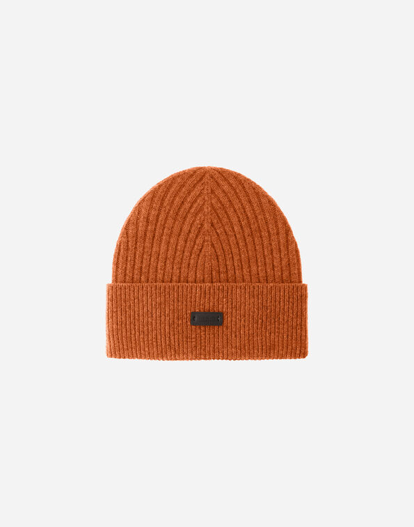 Herno RIBBED WOOL BEANIE Copper BER00057U702928160
