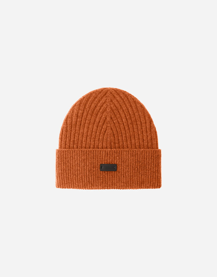 Herno RIBBED WOOL BEANIE Copper BER00057U702928160
