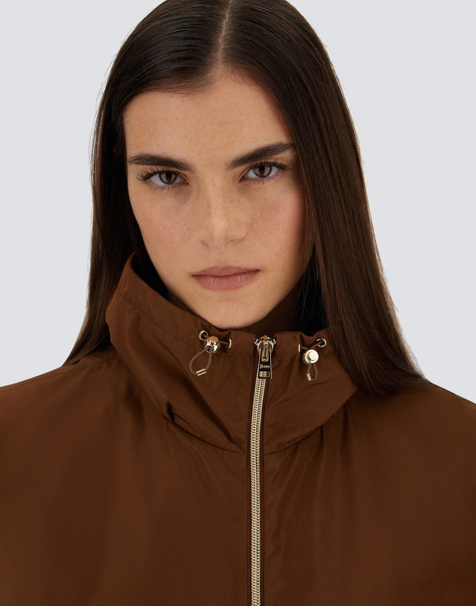 新品未使用　HERNO ニューテクノタフタ ジャケット NEW TECHNO TAFFETA JACKET in Leather for Women | Herno®