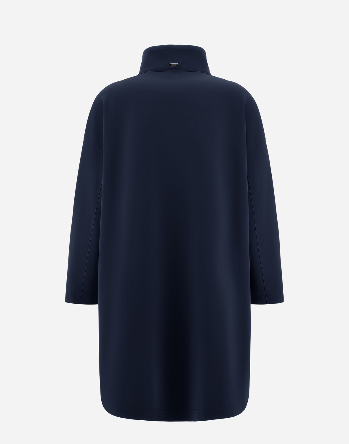 Herno First-act Pef Midi Coat In Blue