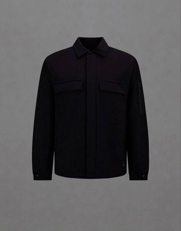 Herno LAMINAR OVERSHIRT JACKET IN 2L GORE-TEX&reg; Black CM00019UL111289300