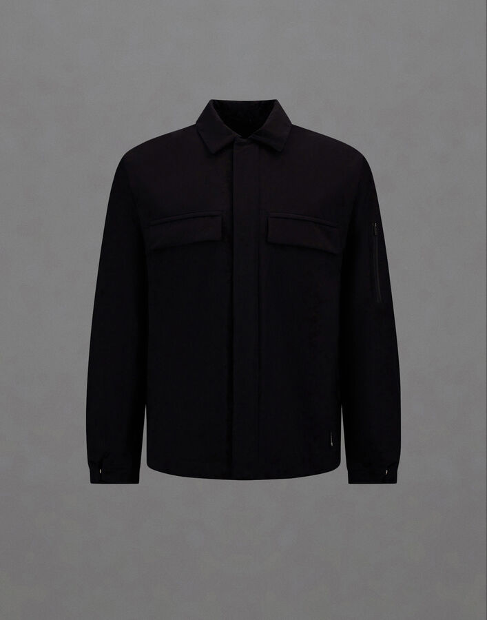 Herno LAMINAR OVERSHIRT JACKET IN 2L GORE-TEX&reg; Black CM00019UL111289300