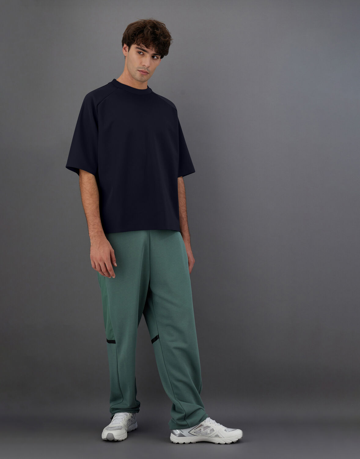 Herno Laminar Tech Double スウェットシャツ In Navy Blue