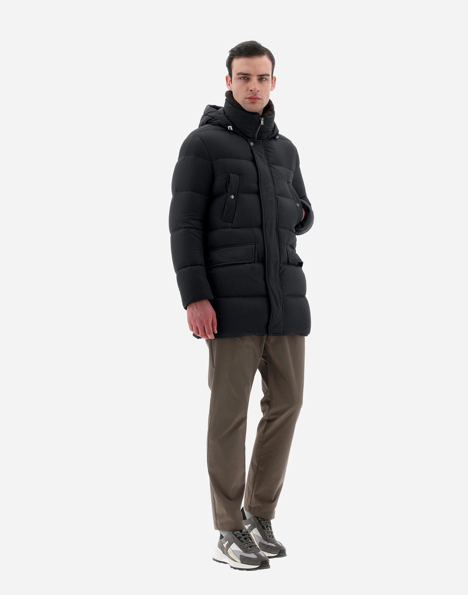 PIUMINO GIACCONE HERNO UOMO MAIN in Navy Blue for Men Herno