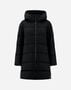 Herno A-SHAPE JACKET IN ARENDELLE AND NEW LADY FAUX FUR Black PI001948D12414Z9300