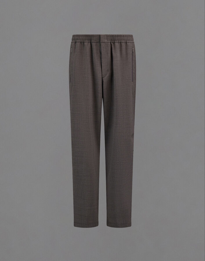Herno LAMINAR TROUSERS IN WOOL TOUCH Grey PT00070UL128479450