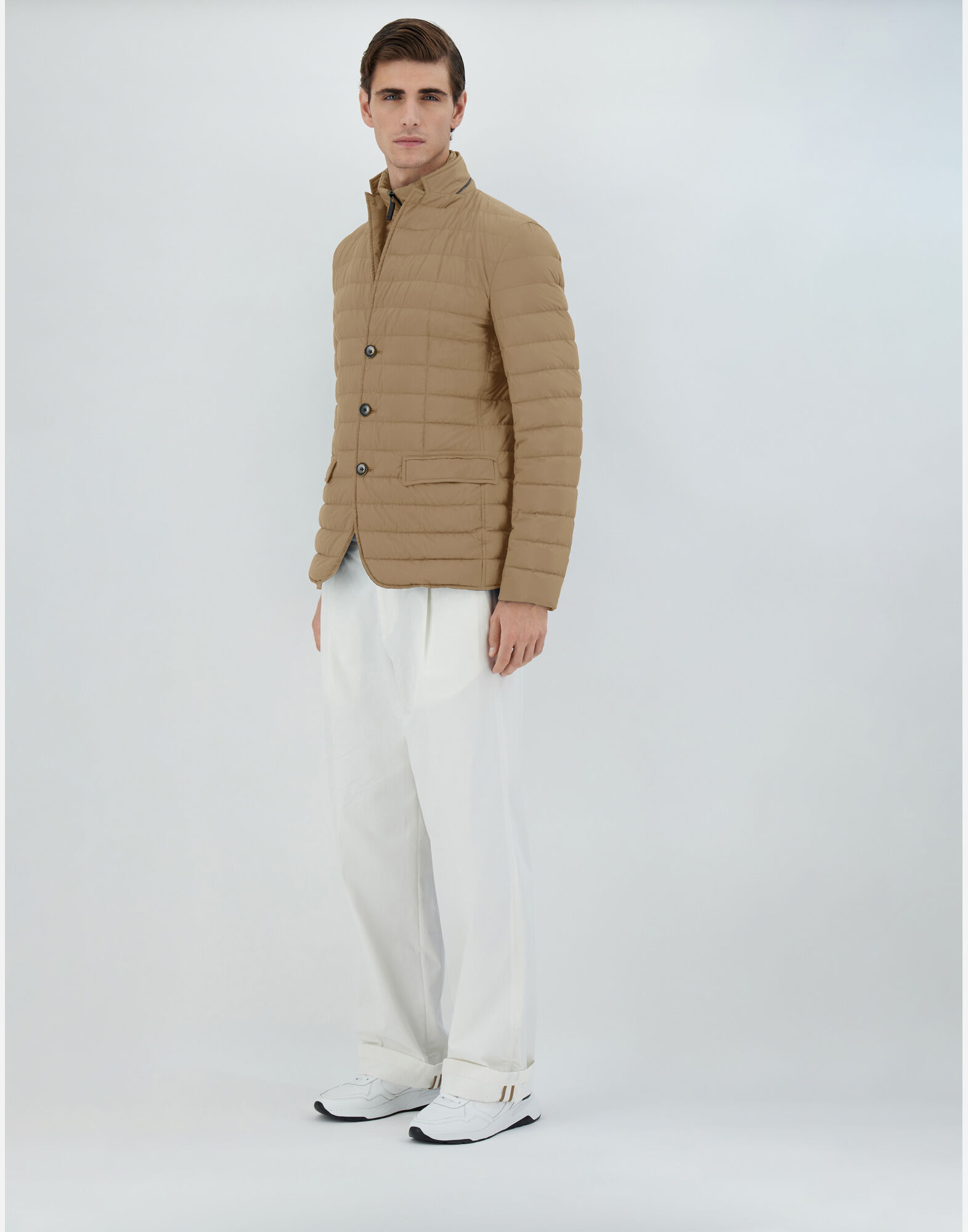 ECOAGE BLAZER WITH BIB in Sand for Men Herno