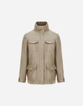 Herno CHIC LINEN FIELD JACKET Golden FI000007D171218150