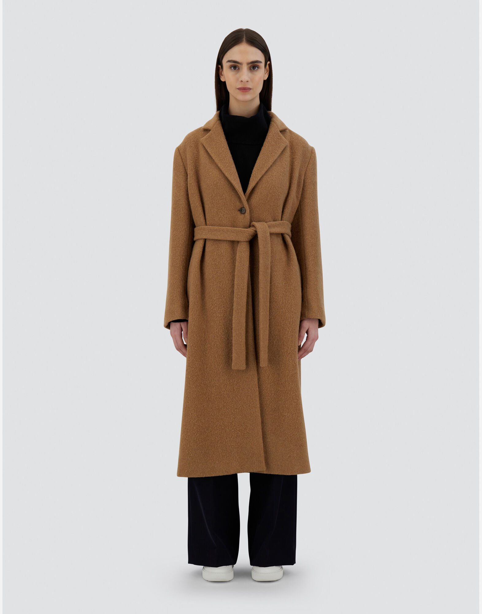 【HERNO】ディーン＆モノグラムのトレンチコート キャメル HERNO(ヘルノ)GC000437D DELON ＆ MONOGRAM トレンチコート 正規