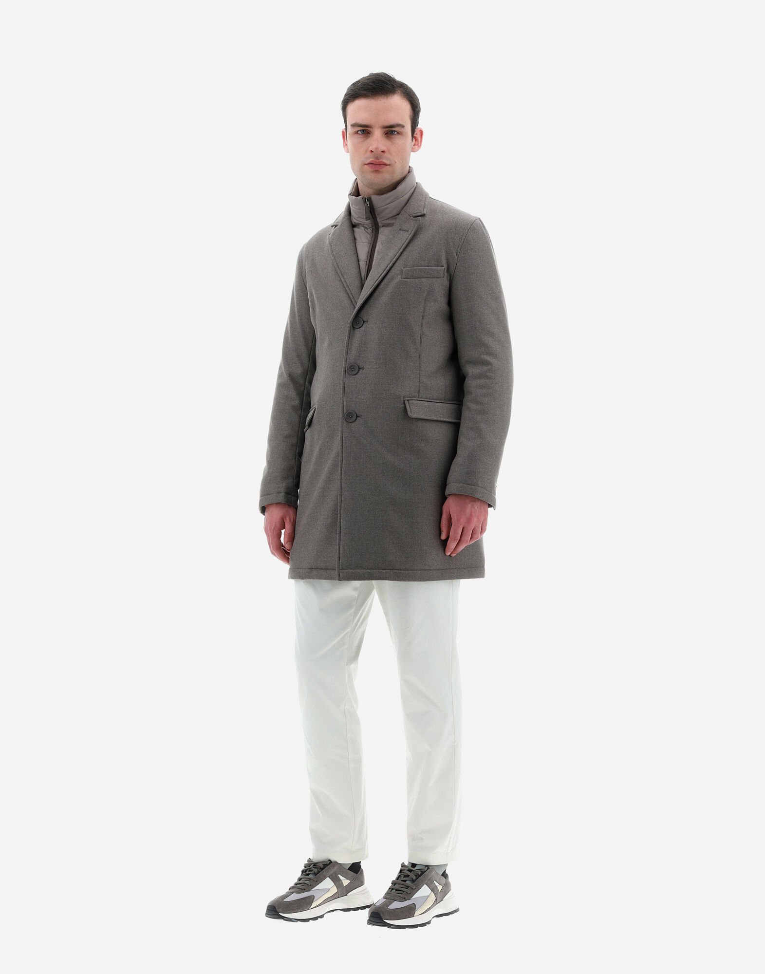 Cappotto uomo clearance cotton silk