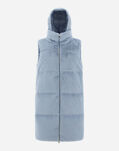 Herno SLEEVELESS JACKET IN LADY Light Blue PI001729D123549004