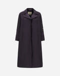 Herno TRENCH COAT IN DELON AND MONOGRAM LUREX Navy Blue CA000567D13218Z9200
