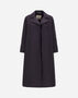 Herno TRENCH COAT IN DELON AND MONOGRAM LUREX Navy Blue CA000567D13218Z9200