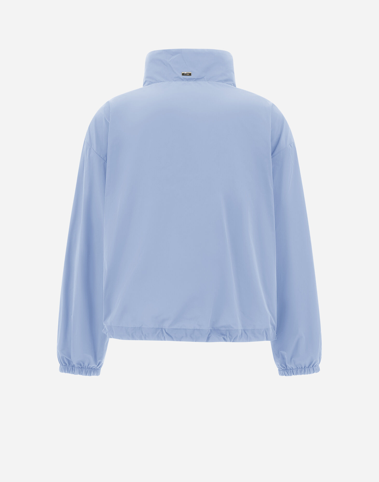 NEW TECHNO TAFFETA' BOMBER JACKET in Light Blue for Women