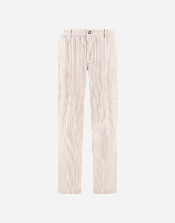 Herno CORDUROY TROUSERS Ivory PT000239U129131200