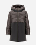 Herno PARKA IN ECOWOOL AND NYLON ULTRALIGHT Iron PA000003G333449487
