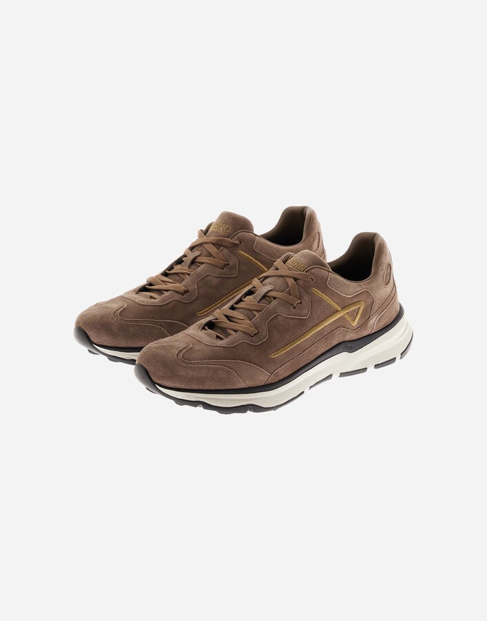 Herno HERNO MAGGIORE TRAINERS IN SUEDE Taupe SH000051U181542950