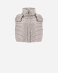 Herno RESORT WAISTCOAT IN NYLON ULTRALIGHT Ice PI00104DR120171310