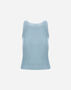 Herno TANK TOP IN SHINY VISCOSE RIB Light Blue MG000168D760589024