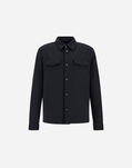Herno SILK AND CASHMERE SHACKET Navy Blue GI0004UNW380879200