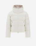 Herno BOMBER JACKET IN LIGHT NYLON STRETCH AND NYLON ULTRALIGHT White PI000171G12431SZ1000