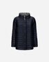 Herno REVERSIBLE A-SHAPE JACKET IN NYLON ULTRALIGHT Blue Grey PI1234D12017Z9294