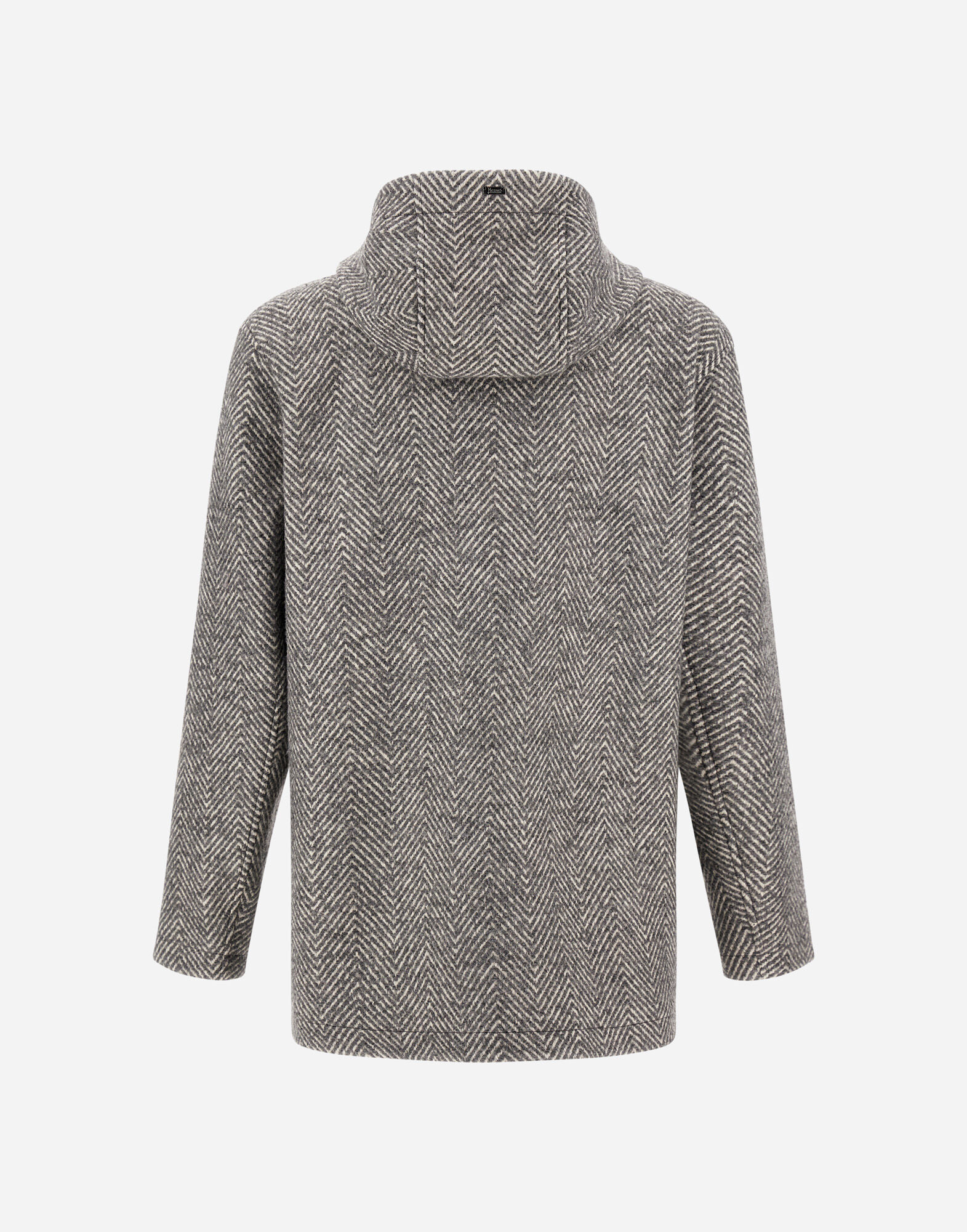 HERNOグレー ヘリンボーンコート