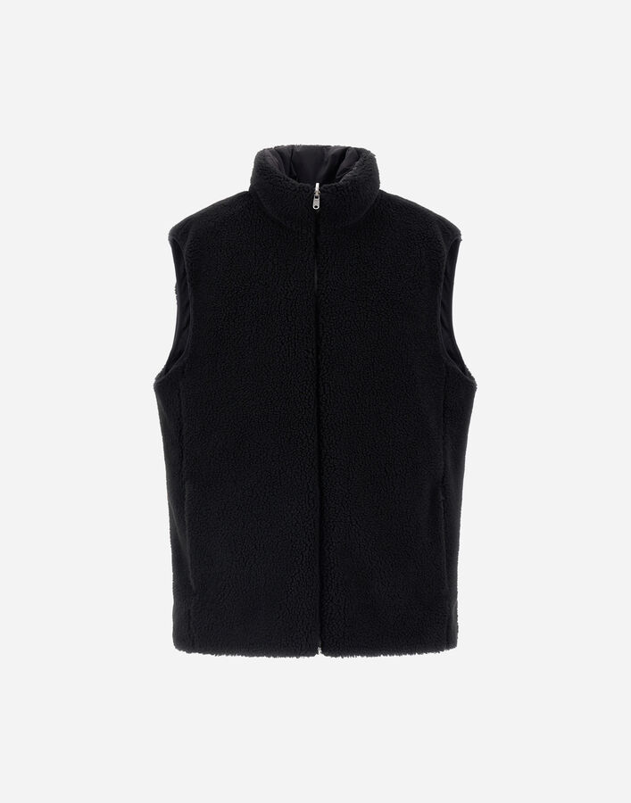 Herno VEST IN TEDDY FABRIC Black GI000556U127639300