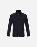 Herno BYRON BLAZER WITH ALCANTARA Blue GA0104U120109201
