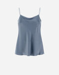 Herno RESORT TOP IN SATIN EFFECT Denim BL00007DR125469121
