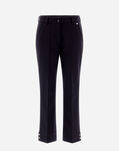 Herno TROUSERS IN SOFT WOOL Navy Blue PT000073D126469200
