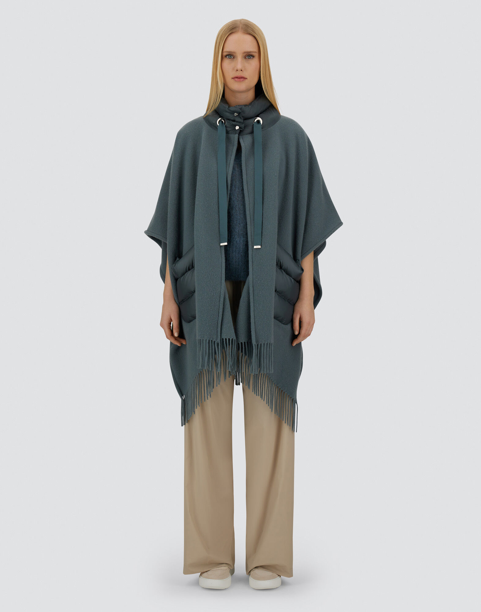 HERNO リゾート ウォーミー＆ナイロン ウルトラライト ポンチョ レディース リゾート ウォーミー＆ナイロン ウルトラライト