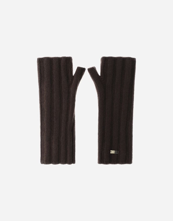 Herno CASHMERE GLOVES Brown MANIC006D710548815