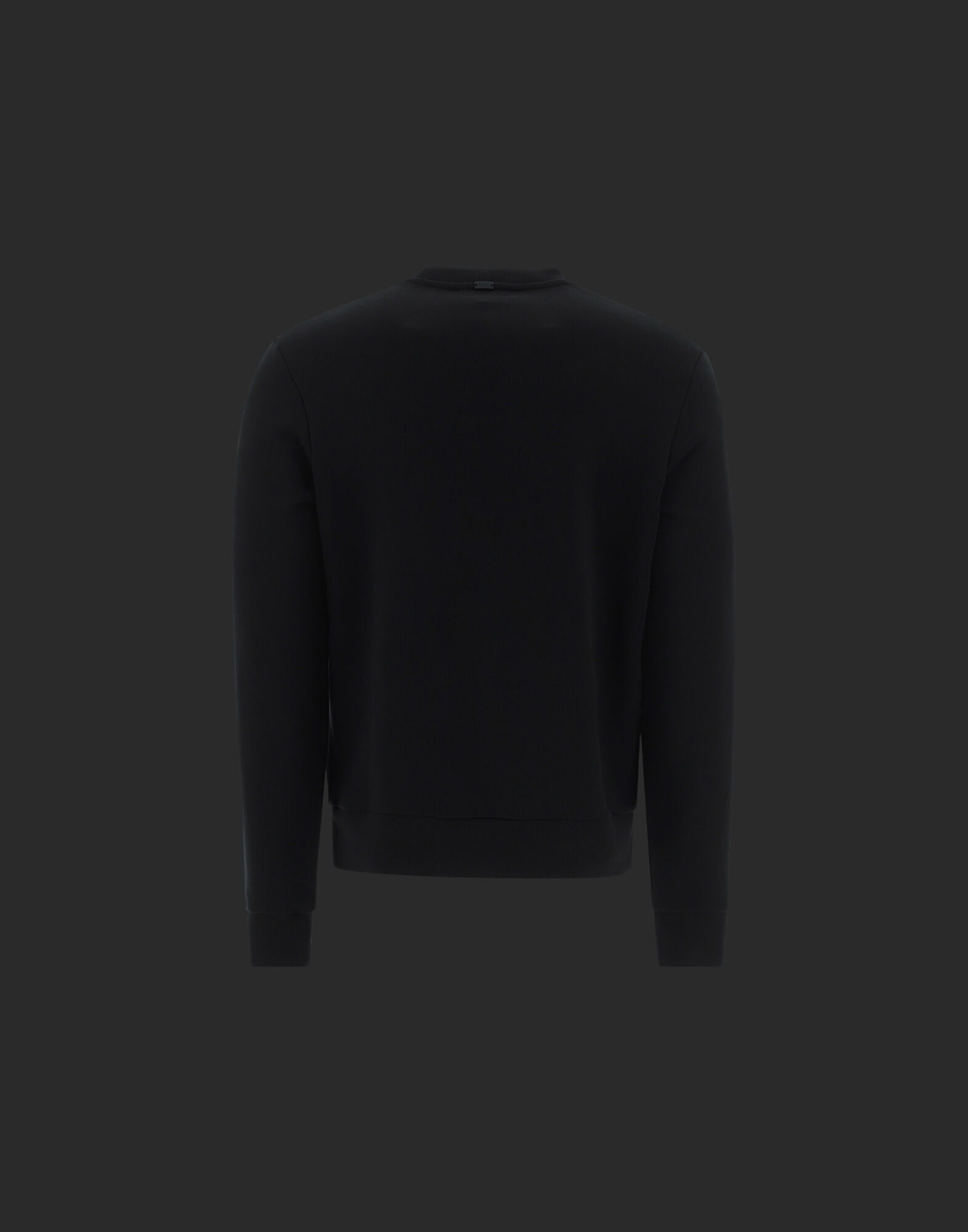 CREW NECK SWEATSHIRT WITH BICOLOR LAMINAR LOGO