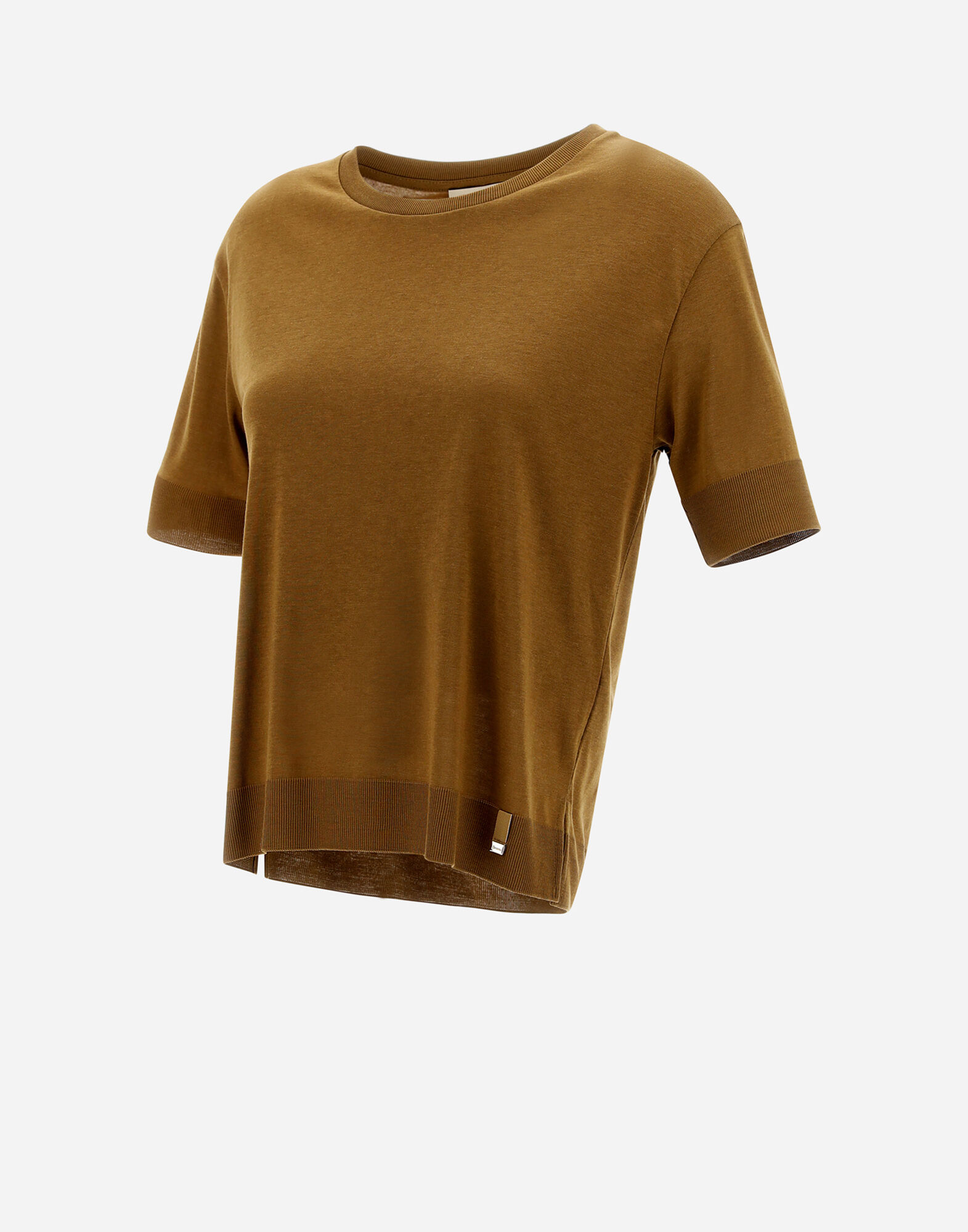 レディース グラム ニット エフェクト Tシャツ サンド | Herno
