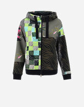 レディース SAFARI PATCH SWEATER ボンバージャケット マルチカラー  