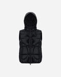 Herno GLOSS HOODED WAISTCOAT Black PI000860U122209300