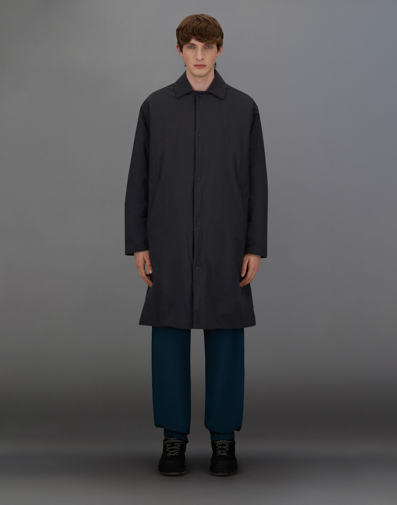 ラミナー 2レイヤーゴアテックス レインコート ブラック | Herno® (ヘルノ)