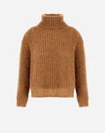 Herno SWEATER IN TWINKLE KNIT Camel ML000035D760522157