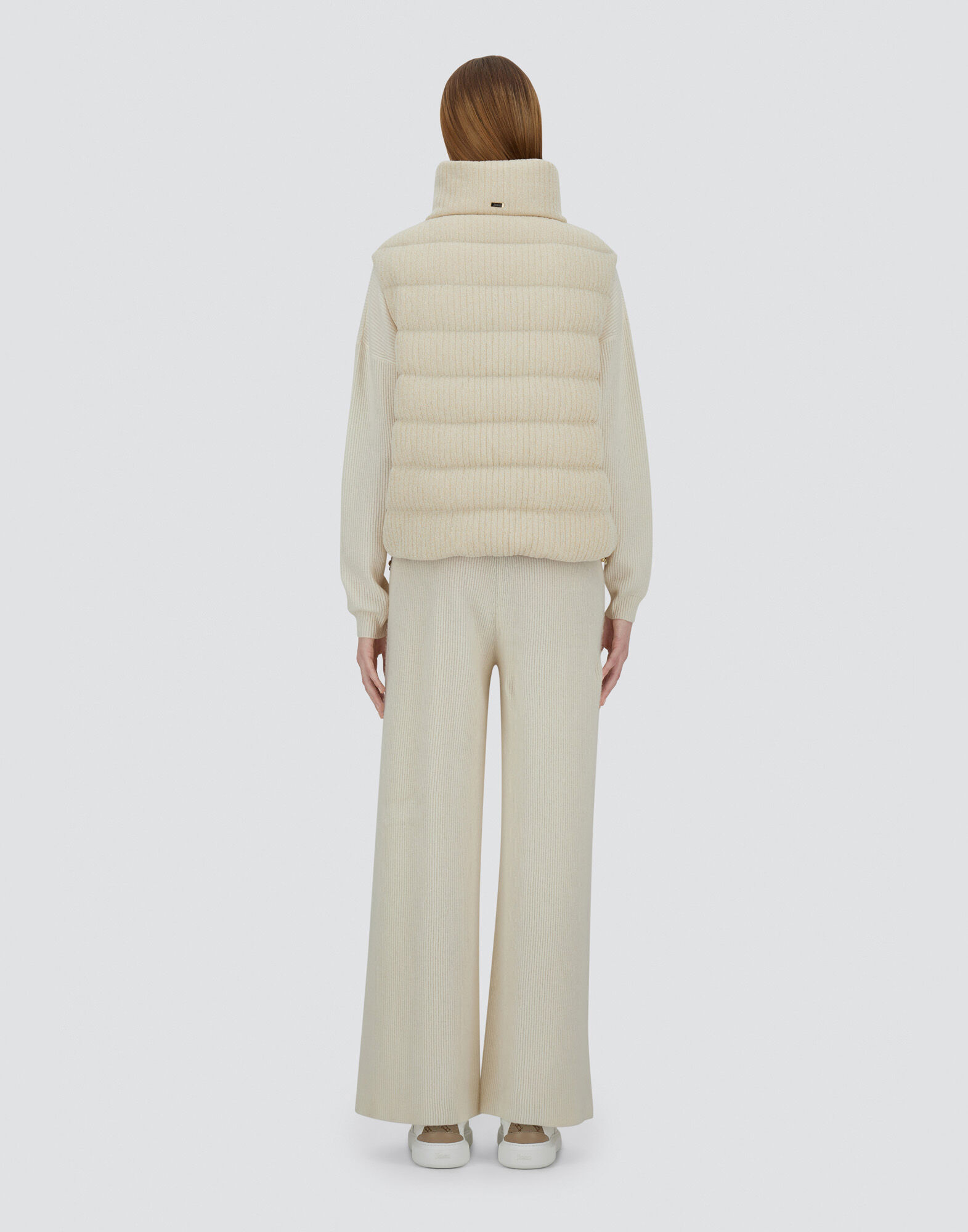 ベスト・ジレ HERNO Women Vests PI001844D12017Z 1921 Beige Herno - Full zip down vest Beige - The Corner