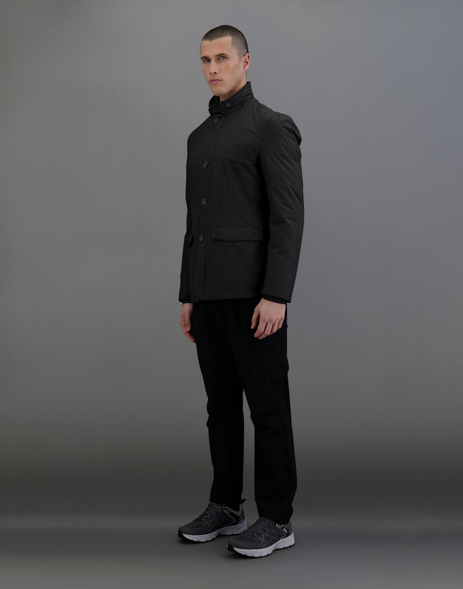 BLAZER LAMINAR EN 2 LAYERS GORETEX en Noir pour homme Herno
