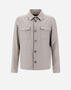 Herno COTTON CASHMERE RAIN SHIRT Pearl GI000407U131859409