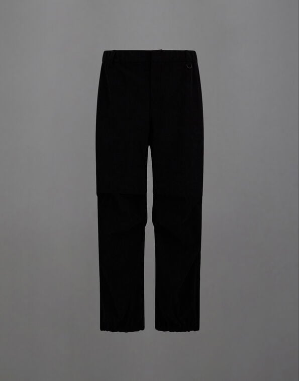Herno LAMINAR TROUSERS IN WASHED TECH-CORDUROY Black PT00087UL128949300