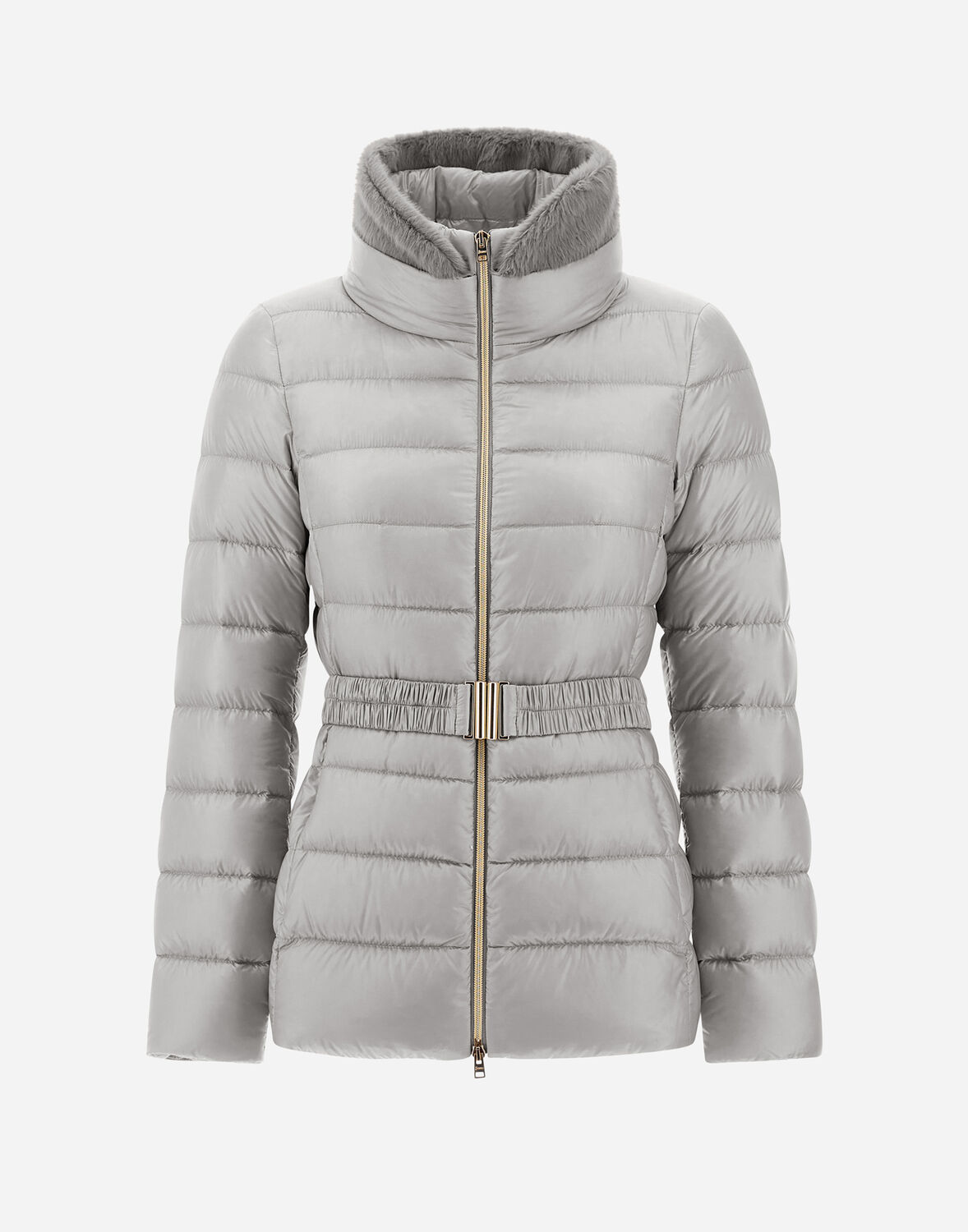 Herno Claudia In Grey Pearl
