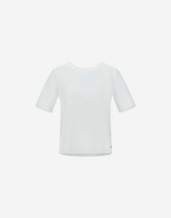 Herno EVER COTTON INTERLOCK AND MONOGRAM T-SHIRT White JG000258D52063M011000